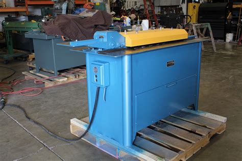 sheet metal lock forming machine|used lockformer sheet metal machines.